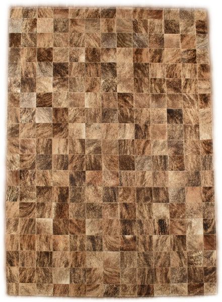 KUHFELL online & NOMAD Fellteppich Kuhfell Rinderfell Teppich Patchwork 180 x 120 cm in ver. Farben