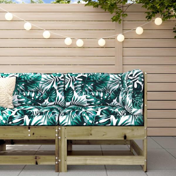 vidaXL Garten-Ecksofa Imprägniertes Kiefernholz 825477