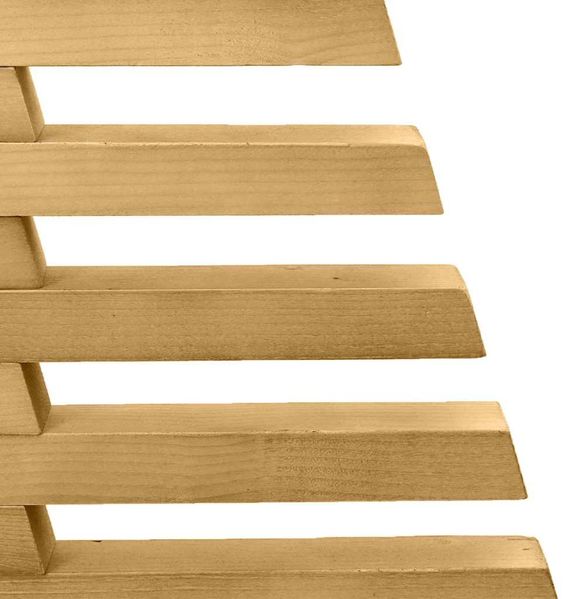 vidaXL Holz Weihnachtsbaum mit Ständer Braun 90 cm Massivholz Kiefer 42016698 Bild 8