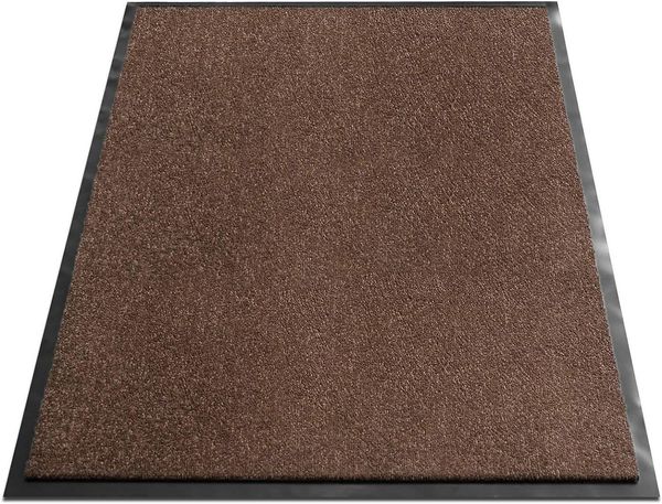 Floordirekt Fußmatte Monochrom, Rutschfeste Schmutzfangmatte Indoor, 30°C Maschinenwaschbar, Rechteckig, Höhe: 7 mm, Geeignet für Trockner & Fußbodenheizungen, UV-Beständig, Antistatisch