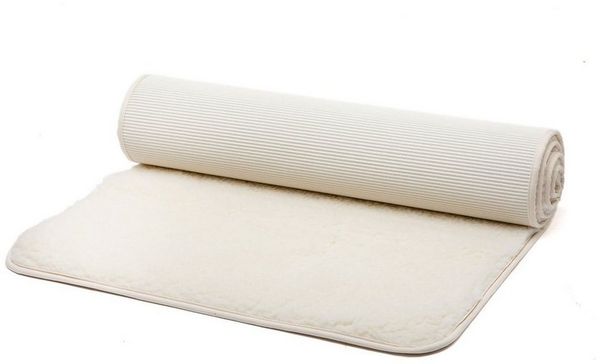 bodhi Yogamatte Schurwoll-Yogamatte VISHNU Premium (umsäumt) 75 x 200 cm