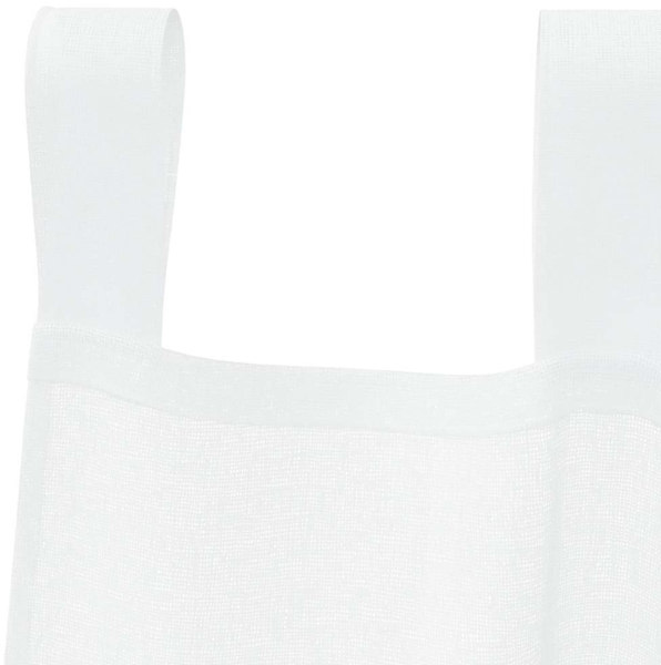 vidaXL Voile-Vorhang mit Vorhängen 2 pcs Weiß 225 x 140 cm Polyester 4108034 Bild 4