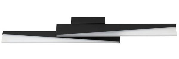 Eglo 99561 LED Deckenleuchte ISIDRO schwarz satiniert L:86 B:8 H:11cm dimmbar 3000K
