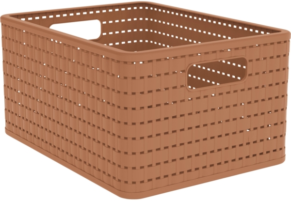 Rotho Korb Country A4 18 L coral clay