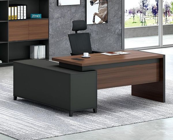 JVmoebel Eckschreibtisch Büro Chef Zimmer Möbel Design Schreibtische für moderne Praxen (Eckschreibtisch), Made in Europa