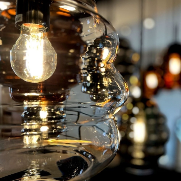 s.luce Echos Galerieleuchte 20-flammig Ø 120cm Baldachin Ø 18/25cm Rauch, Schwarz Bild 5