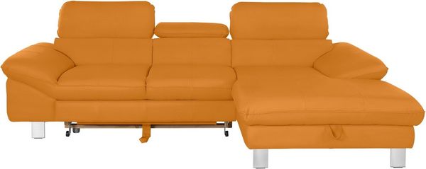 COTTA Ecksofa Driver L-Form, mit Kopfteilverstellung, wahlweise mit Bettfunktion & Bettkasten