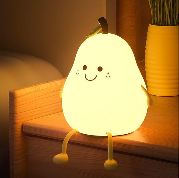 Ophy LED Nachtlicht Dimmbares LED Nachtlicht (7 Farben, Warmweiß/Tageslichtweiß), LED fest integriert, LED wechselbar, Timer, 1200mAh Akku – für Kinderzimmer