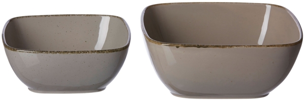Ritzenhoff & Breker Casa Servierschalen-Set 2-teilig grau