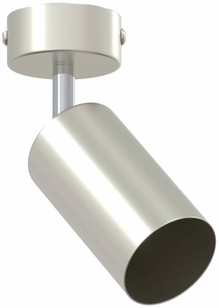 vidaXL Deckenstrahler mit Strahlern Nickel 6 x 6 x 16 cm Metall 4108193