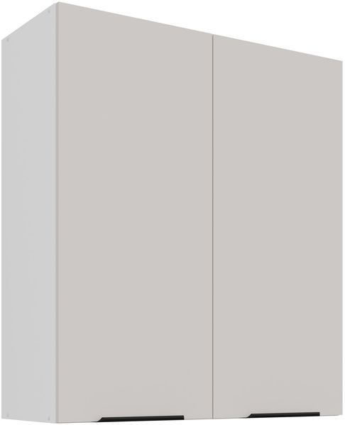 Küchen Hängeschrank 80 cm - Höhe 90 cm Küche COMO Kaschmir beige matt + Weiß matt Küchenzeile Küchenblock Küche Einbauküche