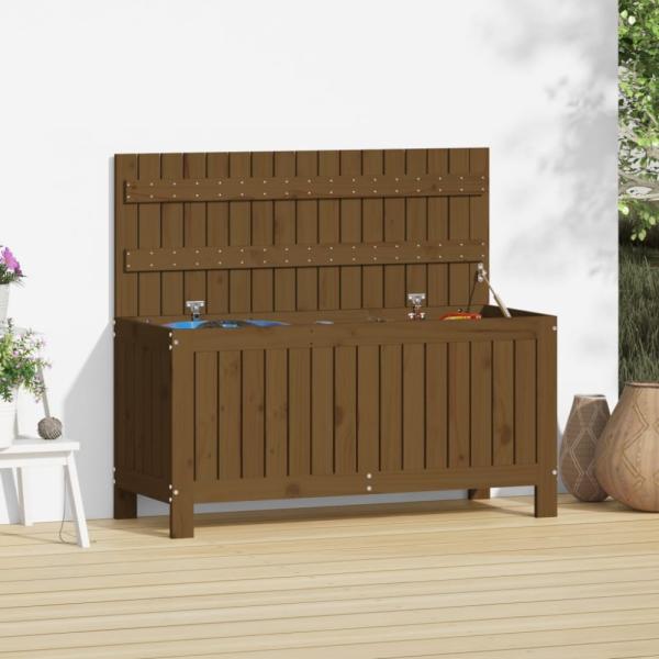 vidaXL Gartentruhe Honigbraun 108x42,5x54 cm Massivholz Kiefer 823832