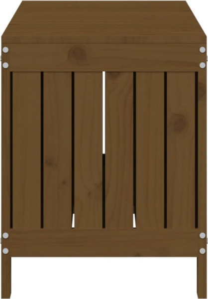 vidaXL Gartentruhe Honigbraun 108x42,5x54 cm Massivholz Kiefer 823832 Bild 10