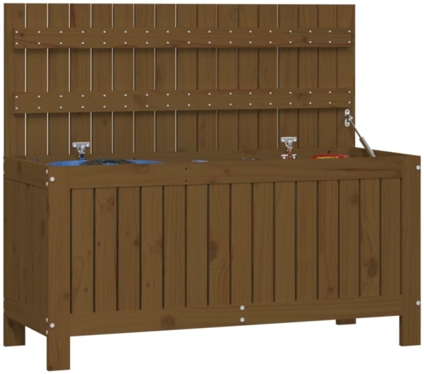 vidaXL Gartentruhe Honigbraun 108x42,5x54 cm Massivholz Kiefer 823832 Bild 2