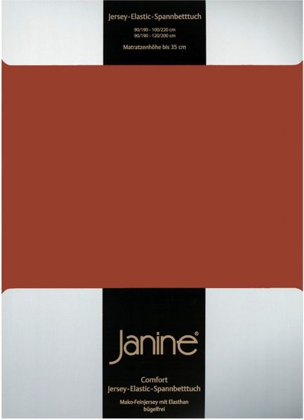 Janine Spannbettlaken ELASTIC 5002, Jersey-Elasthan, Gummizug: rundum, (1 Stück), für Matratzen bis 35 cm Höhe, 95% Baumwolle, hochwertig, langlebig Bild 11
