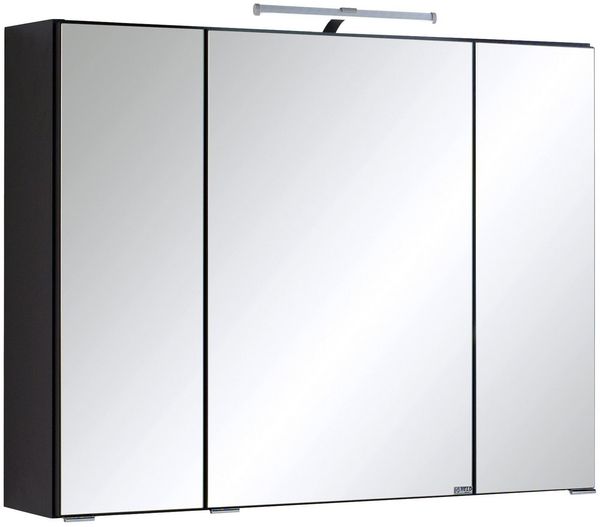 welltime Spiegelschrank Texas Breite 80 cm, mit LED-Aufbauleuchte