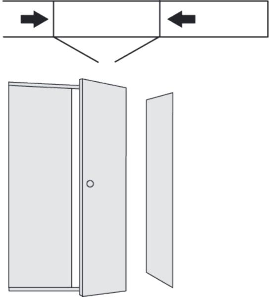 Kerkmann Zwischenwand für Büro-Regal Progress 500 TxH 30x190cm lichtgr