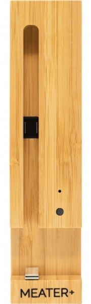 MEATER Plus Kabellose Grillthermometer inkl. Batterie, Holz / Edelstahl, natur / grau, 3,7 x 15,7 x 2,8 cm Bild 5