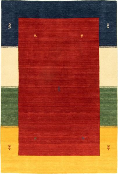 Gabbeh Teppich - Indus »Mirage« 300 x 250 cm - rot