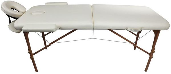 Profi Massageliege natur Kosmetikliege Massagebank Massagetisch bis 270kg