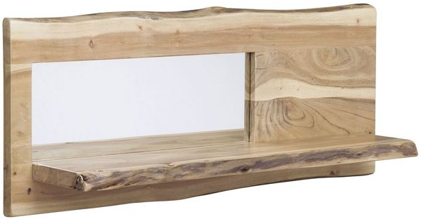 Wandregal Akazie 101x22x38 natur lackiert PURE ACACIA #707