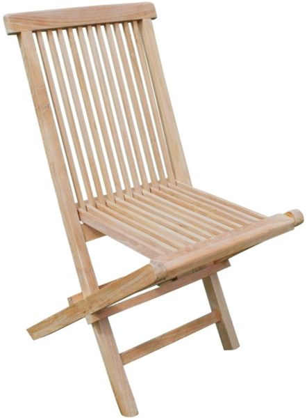 Klappstuhl JAVA Teak C-grade unbehandelt