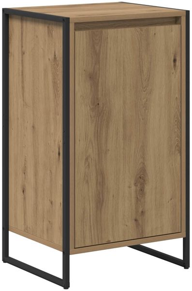 Sideboard, Kommode Kunsthandwerk Eiche 43 x 36 x 75,5 cm Holzwerkstoff j1858p