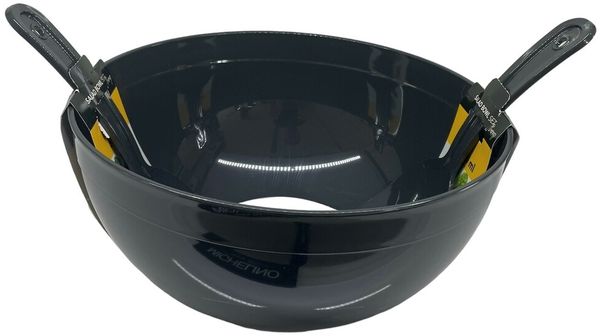 3-tlg. Salatschüssel-Set 5500ML Henry mit Salatbesteck Schüssel Salatschale Grau