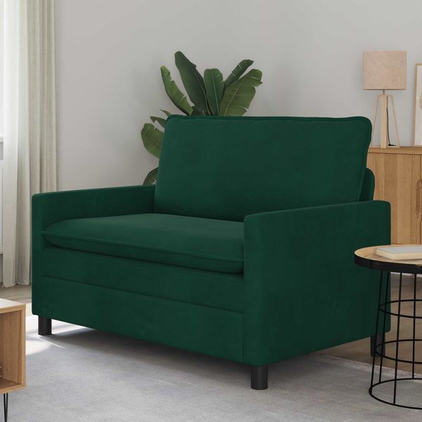 vidaXL Sofa Dunkelgrün 126 x 81 x 87,5 cm 42028799