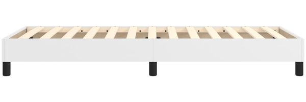 vidaXL Bettgestell Weiß 90x200 cm Kunstleder 3120677 Bild 6