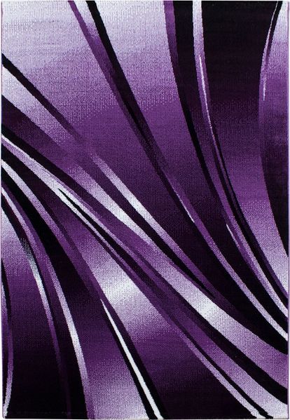 Kurzflor Teppich Paolo Läufer - 80x150 cm - Lila