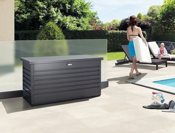 Biohort Freizeitbox, 130: 134 x 62 x 71 (b x t x h) cm, dunkelgrau-metallic