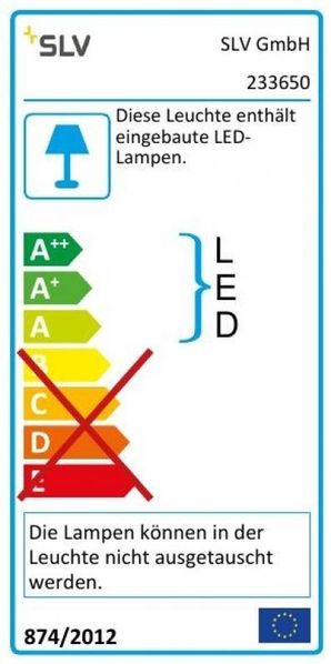 SLV No. 233650 BRICK Outdoor Wandeinbauleuchte LED 3000K edelstahl IP65 230V 950lm Bild 5