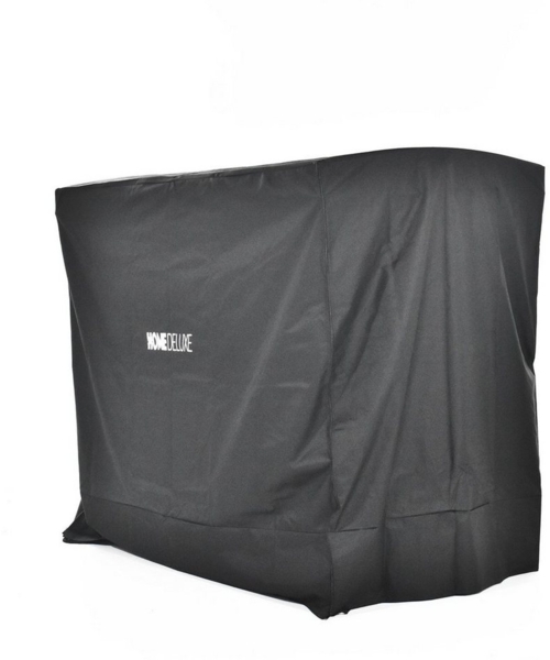 HOME DELUXE Abdeckung für Hollywoodschaukel CAPE DESCANSO - 198 x 125 x 179 cm Schwarz