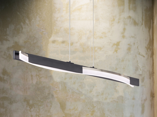 Fischer & Honsel 60704 Pendelleuchte Bridge 95cm schwarz dimmbar Bild 5