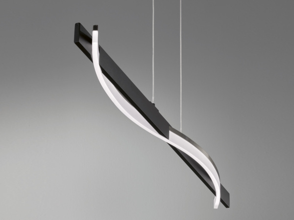 Fischer & Honsel 60704 Pendelleuchte Bridge 95cm schwarz dimmbar Bild 4