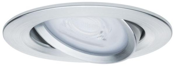 Paulmann No. 93432 LED Einbauleuchte Nova rund 6,5W GU10 Alu 1er-Set schwenkbar Bild 5