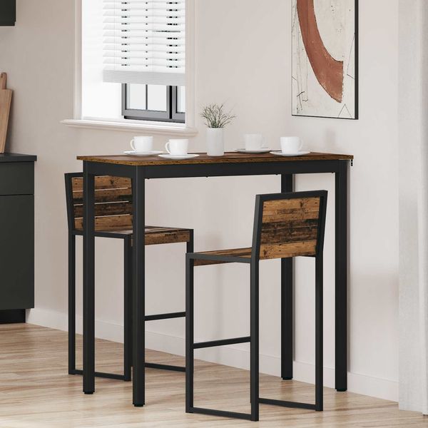 Stehtisch, Bartisch Holzwerkstoff 110 x 55 x 105 cm