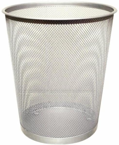 Q-Connect® Papierkorb Metalldraht 19 Liter - silber