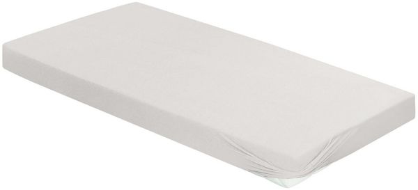 Irisette Kuschel-Jersey Spannbetttuch Vesuv 0012 hellgrau 100 x 200 cm + 90-100 x 200 cm
