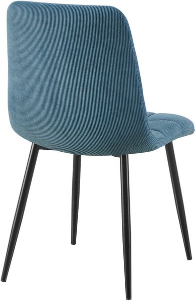 CLP Esszimmerstuhl Tilde Bezug gepolstert gesteppt mit Rückenlehne bis 150 kg,blau Cord Bild 7