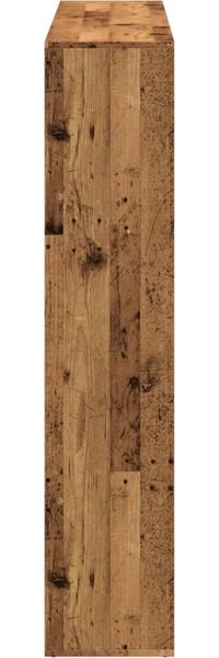 vidaXL Bücherregal Altholz-Optik 137,5x29x137,5 cm Holzwerkstoff 3310296 Bild 6