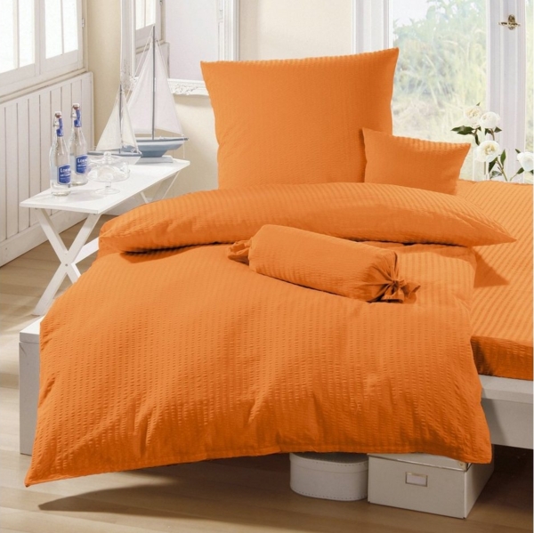 Erwin Müller Bettwäsche Bettwäsche "Rosenheim", Seersucker, Uni Bild 2