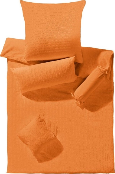 Erwin Müller Bettwäsche Bettwäsche "Rosenheim", Seersucker, Uni Bild 5