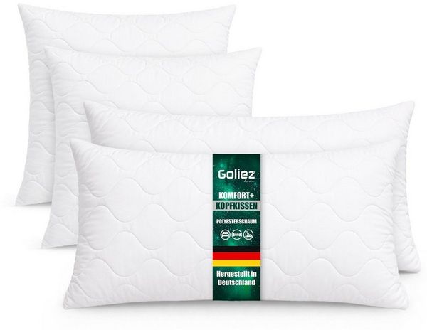 Goliez Kopfkissen 2er Set Kopfkissen, Schlafkissen, Individuell Anpassbar