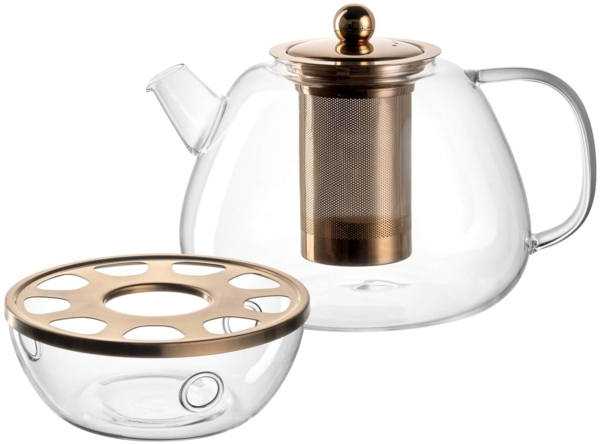 Leonardo TÈ PER TE Teekanne + Stövchen 1,5 Liter