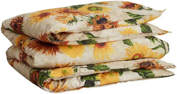 Gant Bettwäsche GANT Bettwäsche Sunflower Print Warm Yellow Gelb 155x220 cm
