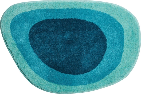 GRUND LAKE Badematte 50x75 cm Türkis Bild 2