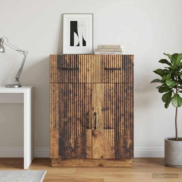vidaXL Sideboard Altholz 66 x 34,5 x 87 cm Holzwerkstoff 895333
