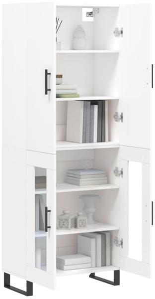 vidaXL Highboard Weiß 69,5x34x180 cm Holzwerkstoff 3195755 Bild 10